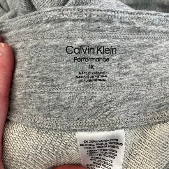 Calvin Klein Performance Plus SZ Bundle of 2 Jogger Sweatpants Gray Black 1X NWT - Picture 12 of 14